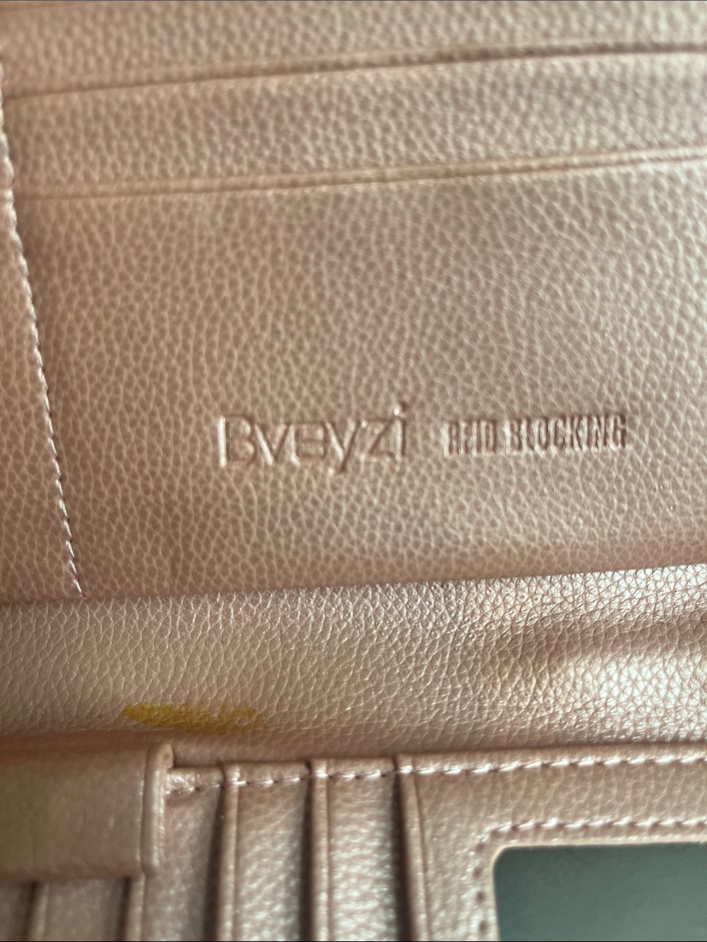 Rose Gold RFID-Blocking Women's Wallet